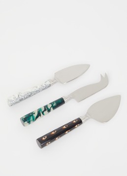 HKliving Kaasmes set van 3 in giftbox Multicolor - Deal