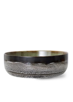 HKliving Rock On saladekom 25 cm Antraciet - Deal