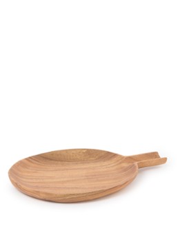 HKliving Acacia L serveerplank 33 x 25 cm Bruin - Deal