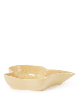 HKliving Shell serveerschaal 30 cm Okergeel - Deal