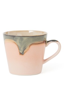 HKliving 70's Blossom capuccinokopje 33 cl Multicolor - Deal
