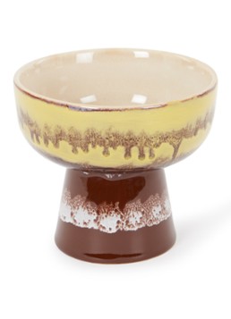 HKliving Serveerschaal 12,5 cm Geel - Deal