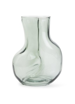 HKliving Gleam vaas 22 cm Olijfgroen - Deal