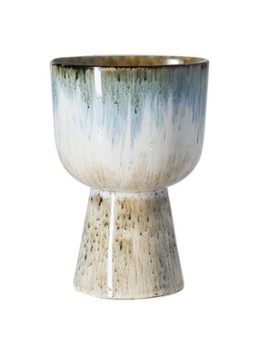 HKliving Retro bloempot voor binnen Ø16 cm Grijs - Deal