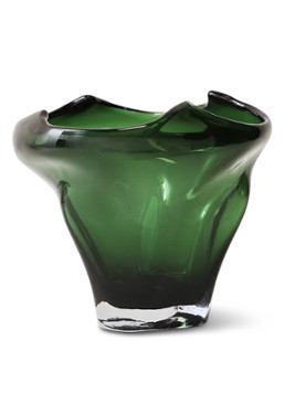 HKliving Folded vaas Groen - Deal