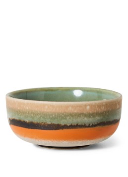 HKliving 70's Burst kom 11 cm Oranjebruin - Deal