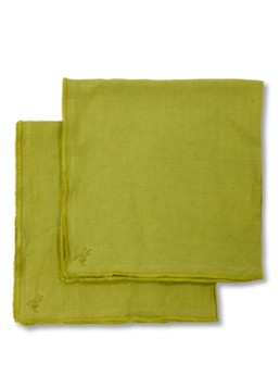 HKliving Ease servetten 50 x 50 cm set van 2 Groen - Deal