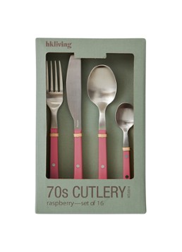 HKliving Bestekset 16-delig Roze - Deal