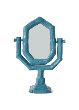 HKliving Teun Zwets spiegel 44 cm Blauw - Deal