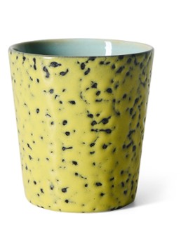 HKliving 70s Ceramics mok Geel - Deal