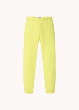 Stone Island Heren 632X5 tapered fit joggingbroek met steekzakken in de kleur Citroengeel, maat: L