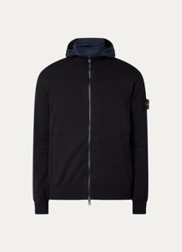 Stone Island Heren S00B9 reversible jack met steekzakken in de kleur Donkerblauw, maat: M