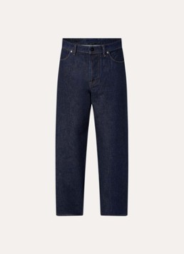 Stone Island Heren S00J7 loose fit jeans met donkere wassing in de kleur Indigo, maat: 34