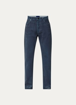 Stone Island Heren S0J31 straight fit jeans met gekleurde wassing in de kleur Indigo, maat: 30