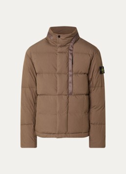 Stone Island Heren S0462 jack met donsvulling en steekzakken in de kleur Lichtbruin, maat: M