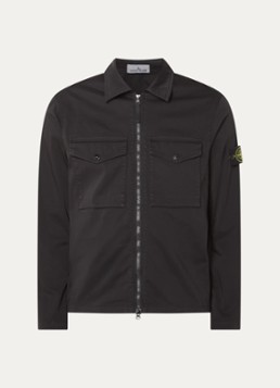 Stone Island Heren S0012 jack met borstzakken in de kleur Zwart, maat: S