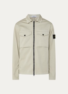 Stone Island Heren S0012 jack met borstzakken in de kleur Beige, maat: S