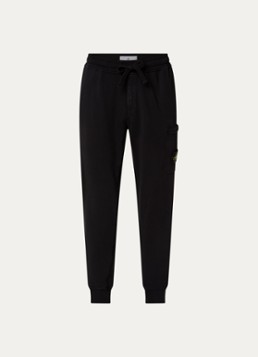 Stone Island Heren S0051 tapered fit joggingbroek met steekzakken in de kleur Zwart, maat: XS