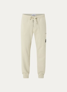 Stone Island Heren S0051 tapered fit joggingbroek met steekzakken in de kleur Lindegroen, maat: XL