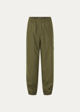 Stone Island Heren S0F24 tapered fit cargobroek in scheerwolblend met klepzakken in de kleur Bronsgroen, maat: 32