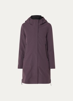 Krakatau Dames Planck gewatteerde parka met donsvulling en capuchon in de kleur Paars, maat: XL