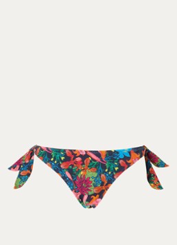 Marlies Dekkers Dames Thalassa bikinislip met bloemenprint in de kleur Donkerblauw