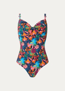 Marlies Dekkers Dames Thalassa voorgevormd badpak met beugelondersteuning in de kleur Donkerblauw