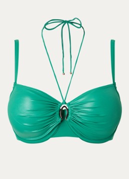 Marlies Dekkers Dames Jet Set voorgevormde balconette bikinitop in de kleur Groen