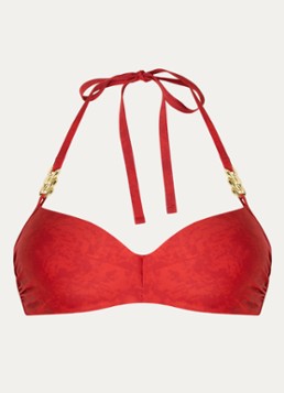 Marlies Dekkers Dames Acapulca voorgevormde bikinitop met print in de kleur Rood