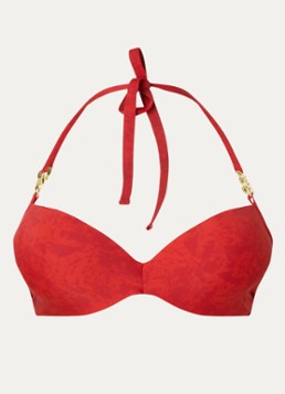Marlies Dekkers Dames Acapulco push-up bikinitop met print in de kleur Rood
