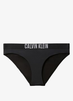 Calvin Klein Dames Bikinislip met logoband in de kleur Zwart