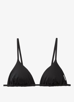 Calvin Klein Dames Triangel bikinitop met uitneembare vulling in de kleur Zwart