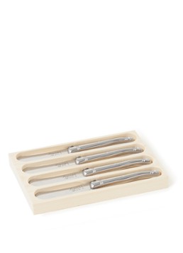 Laguiole Style de Vie Botermes set van 4 Zilver - Deal