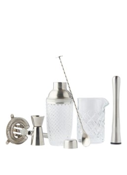 Point-Virgule Cocktailset 6-delig Zilver - Deal