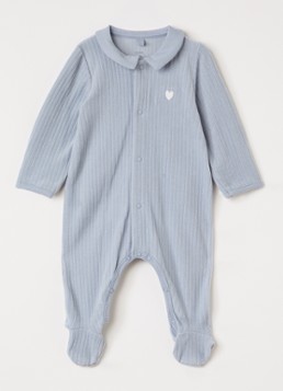 Petit Bateau Jongens Babypak van corduroy in de kleur Staalblauw, maat: 3M=62