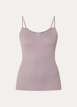Hanro Dames Nachthemd met ronde hals in de kleur Oudroze, maat: L