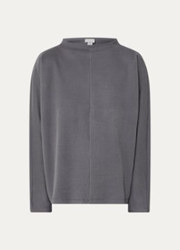Hanro Dames Oversized sweater met ronde hals in de kleur Grijs, maat: XS
