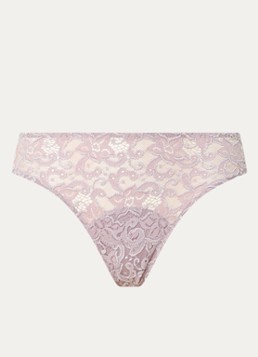 Hanro Dames Moments hipster met details van kant in de kleur Oudroze, maat: L