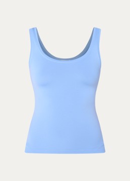 Hanro Dames Tanktop met ronde hals in de kleur Blauwgrijs, maat: L