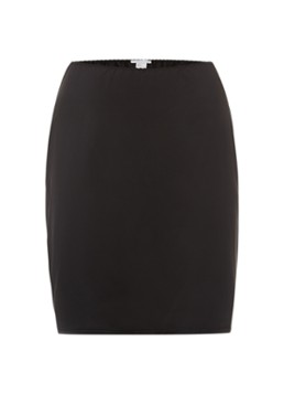 Hanro Dames Satin Deluxe onderrok in de kleur Zwart, maat: S