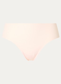 Hanro Dames Invisible Cotton naadloze slip in de kleur Beige, maat: XL