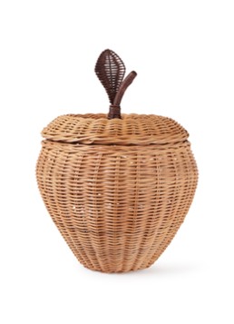 Ferm LIVING Apple Braided Large opbergmand 52 cm Lichtbruin - Deal