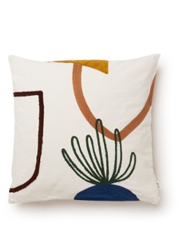 Ferm LIVING Mirage Cushion Island sierkussen 50 x 50 cm Gebroken wit - Deal