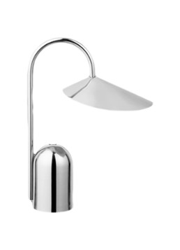 Ferm LIVING Arum draagbare tafellamp 30 cm Zilver - Deal
