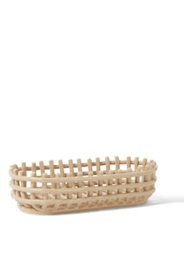Ferm LIVING Opbergmand van keramiek Beige - Deal
