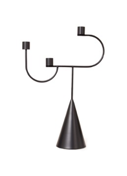 Ferm LIVING Avant Candelabra 39 cm Zwart - Deal