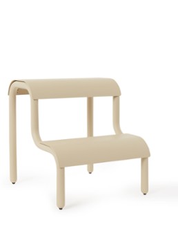 Ferm LIVING Up Step kruk 36,2 cm Beige - Deal