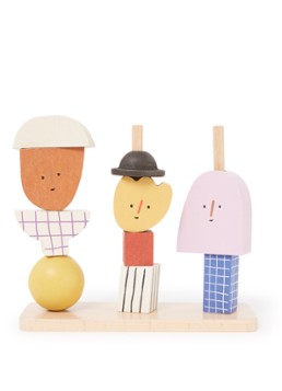 Ferm LIVING Character stapelblokken van hout