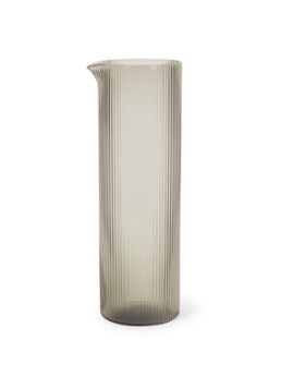 Ferm LIVING Ripple karaf 1,1 liter Grijs - Deal