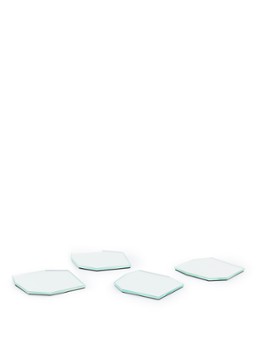 Ferm LIVING Shard onderzetter set van 4 Zilver - Deal